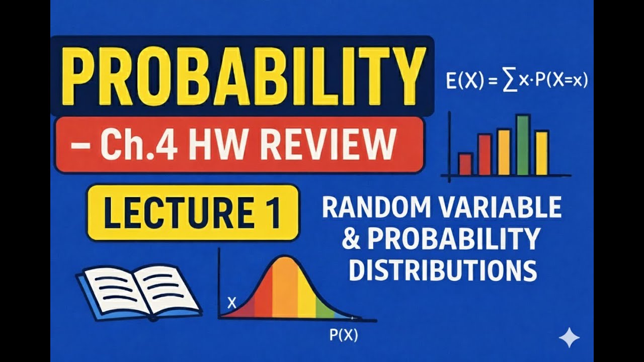 Statistics Ch.4 Lecture 1 Hw illustration video