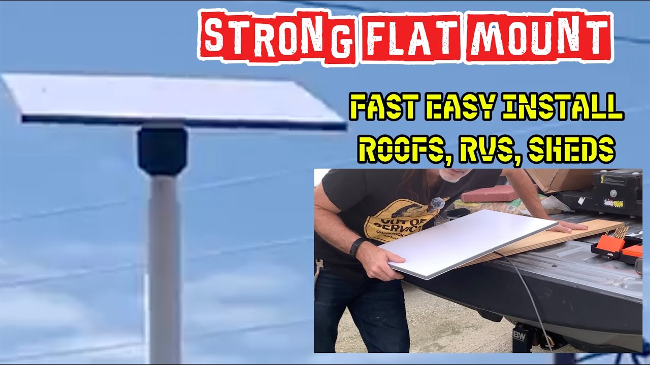 Установка крепления Starlink V3 на крышу &mdash; самый прочный комплект, который я пробовал!