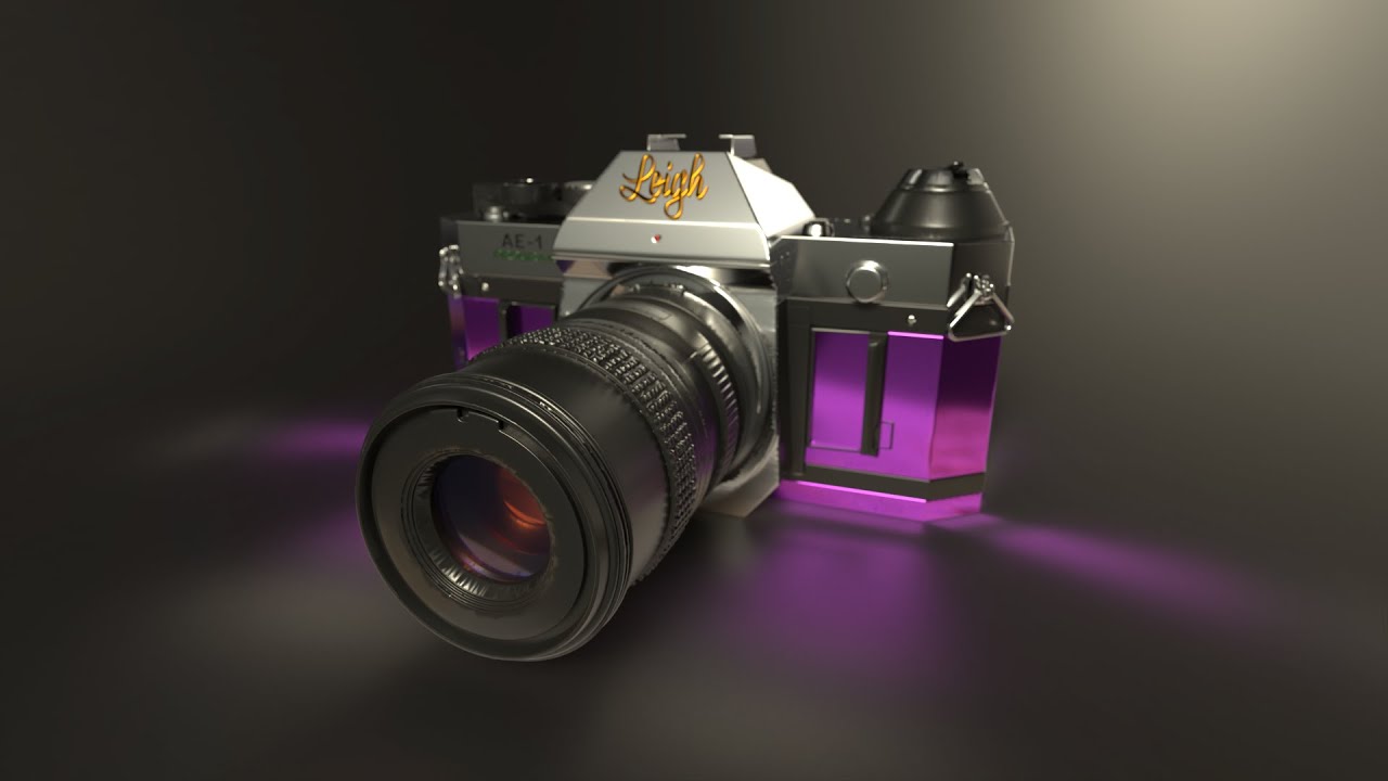 1980 Canon Camera Speed Model in Adobe Substance 3D Modeler.