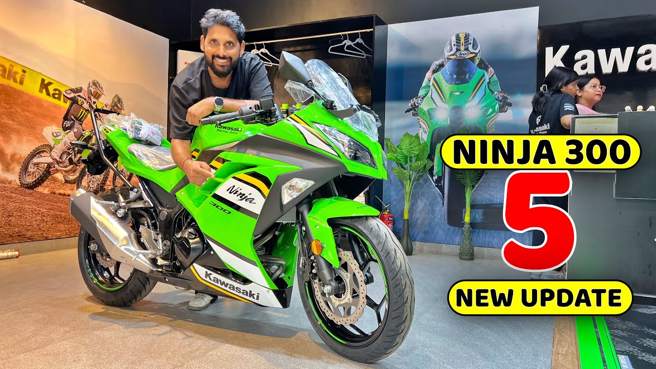 New 2025 kawasaki Ninja 300 Launch With 5 update Full Detail Review