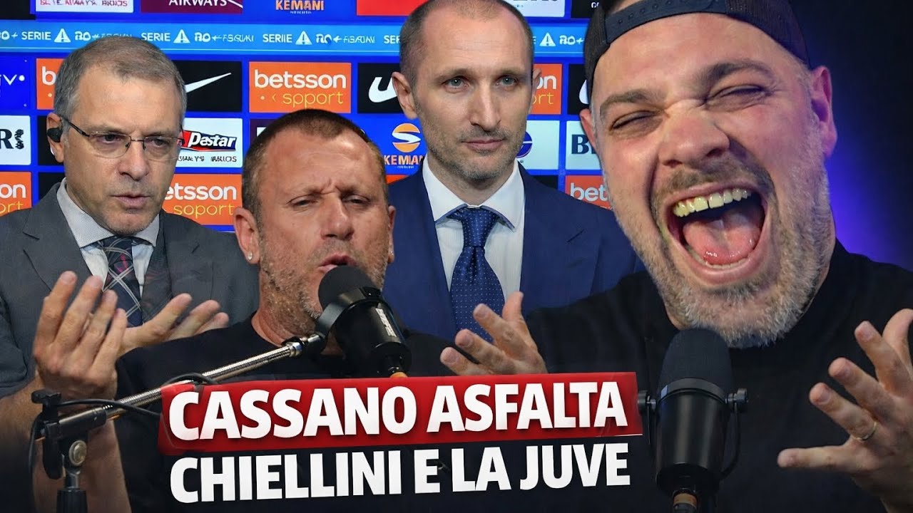 CASSANO ASFALTA CHIELLINI🔥PROPRIO VOI PARLATE CHE AVETE ROVINATO X 40 IL CALCIO😳PAROLE PESANTI😱