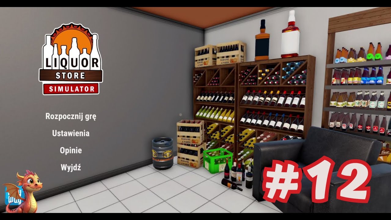 🛒🍷# 12 - LIQUOR STORE SIMULATOR - WIĘCEJ WINA I KIELISZKÓW! - GAMEPLAY 🛒🍷