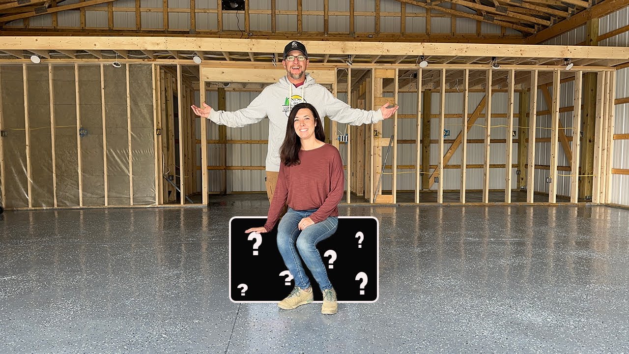 THIS is a HUGE UPGRADE to Our OFF GRID WorkShop in the WOODS (DIY Garage FLOOR Epoxy Kit)