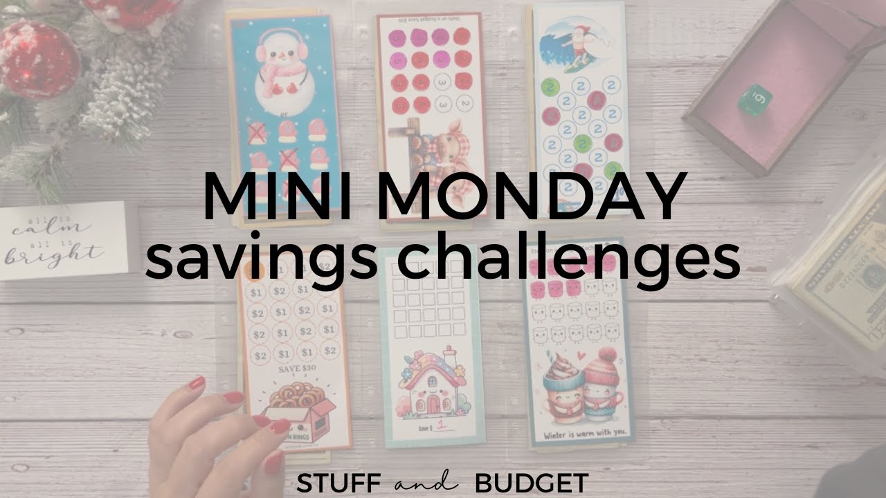 Mini Monday Savings Challenges | A Little Chatty