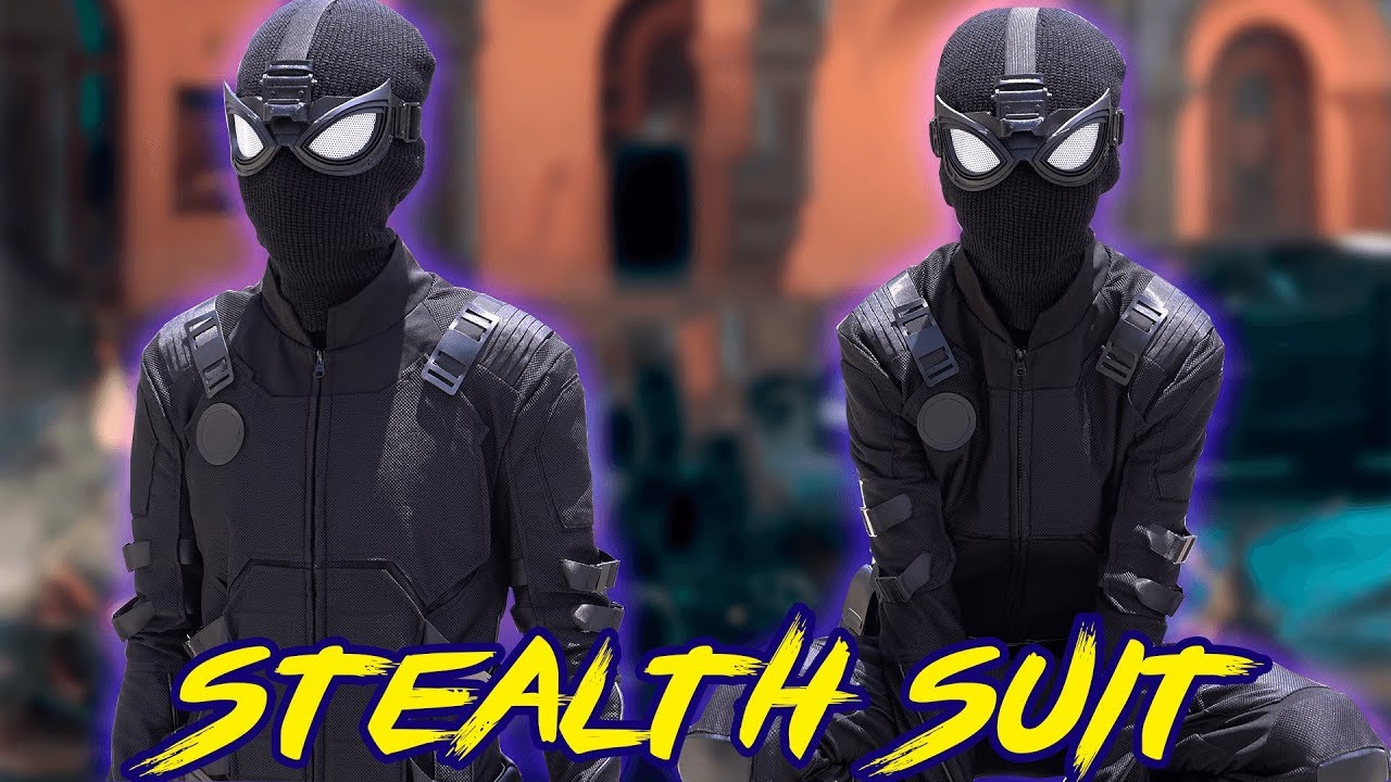 ABRIENDO MI NUEVO TRAJE DE SPIDERMAN (SIGILO) / UNBOXING MY NEW STEALTH SUIT - IVANSPIDEY