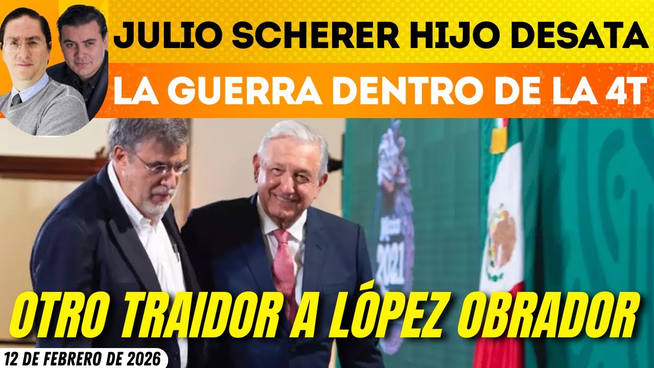 #MañaneraPresidenta | TRAICIÓN EN PALACIO: JULIO SCHERER ESCRIBE LIBELO JUNTO CIN TV AZTECA