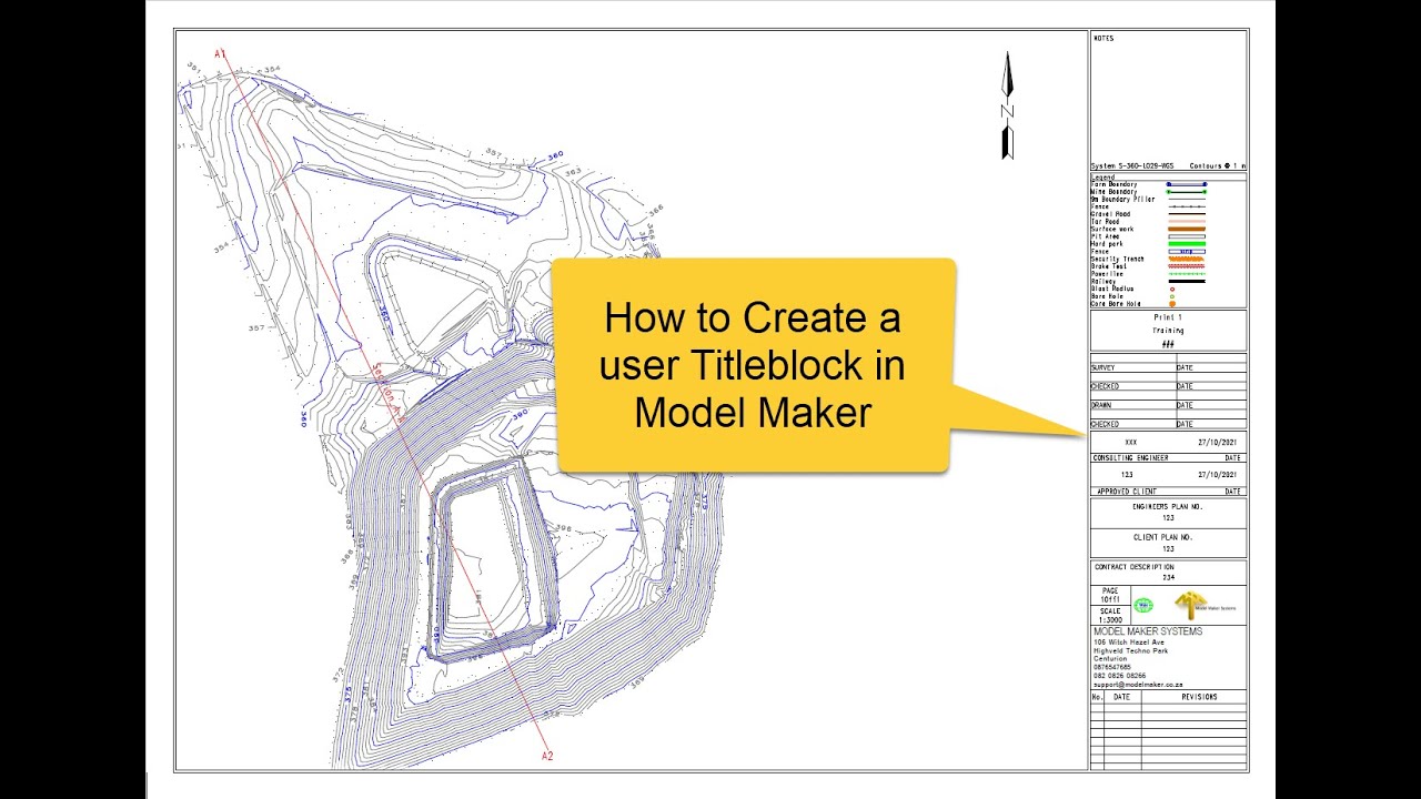Creating a User Title block in Model Maker