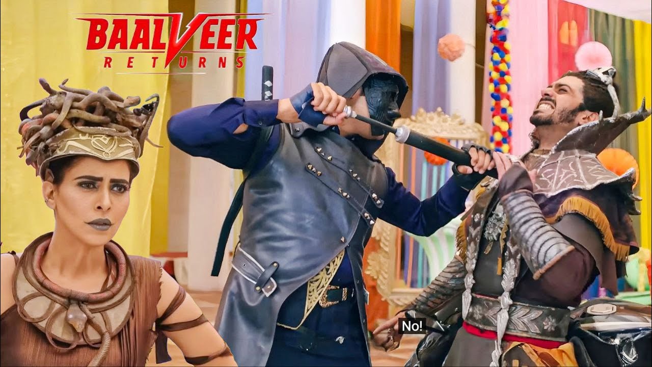 लोगों को बचाने के लिए नकाबपोश ने किया भैमार पे वार ||  Baalveer Returns ||