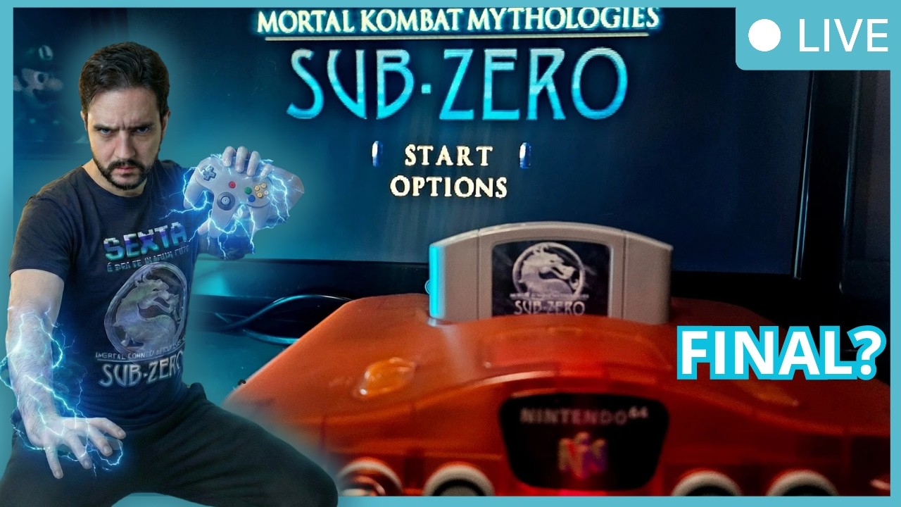 Mortal Kombat Mythologies - Sub-Zero - (NINTENDO 64) DIRETO DO CONSOLE - SlOWRUN (PARTE 3)