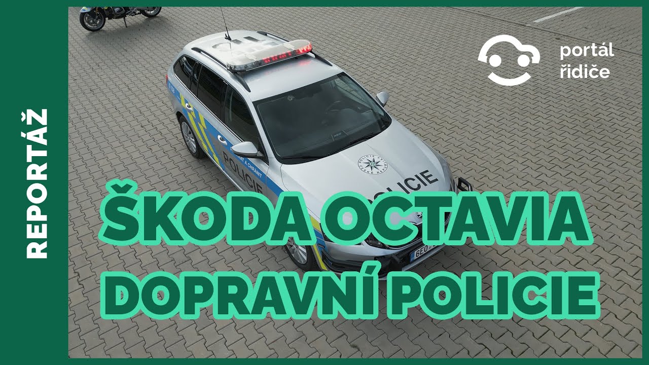 Typická Škoda Octavia dopravní policie a její výbava | Auto Policie ČR