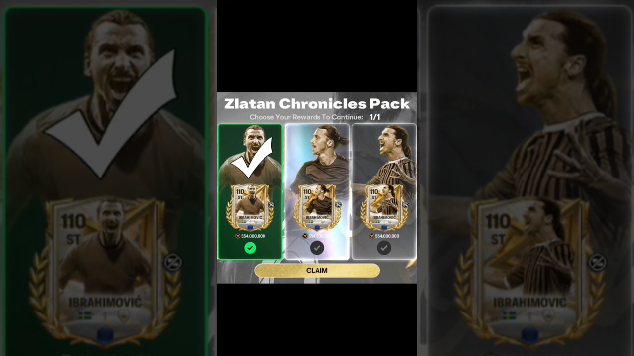 Free Zlatan Choose ✅#fifamobile #fcmobile #shortvideo #fypforyou