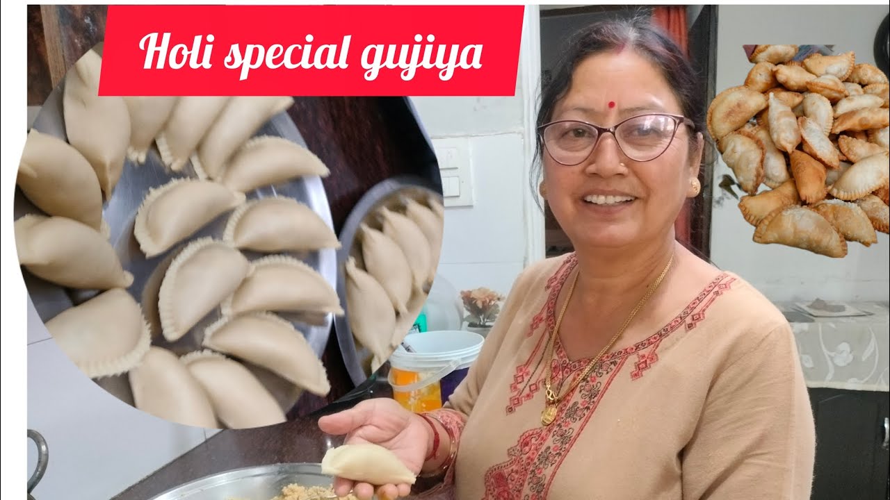 हमने मिलकर बनाई गुजिया || होली स्पेशल गुजिया ❤️ ||pratima thapa 