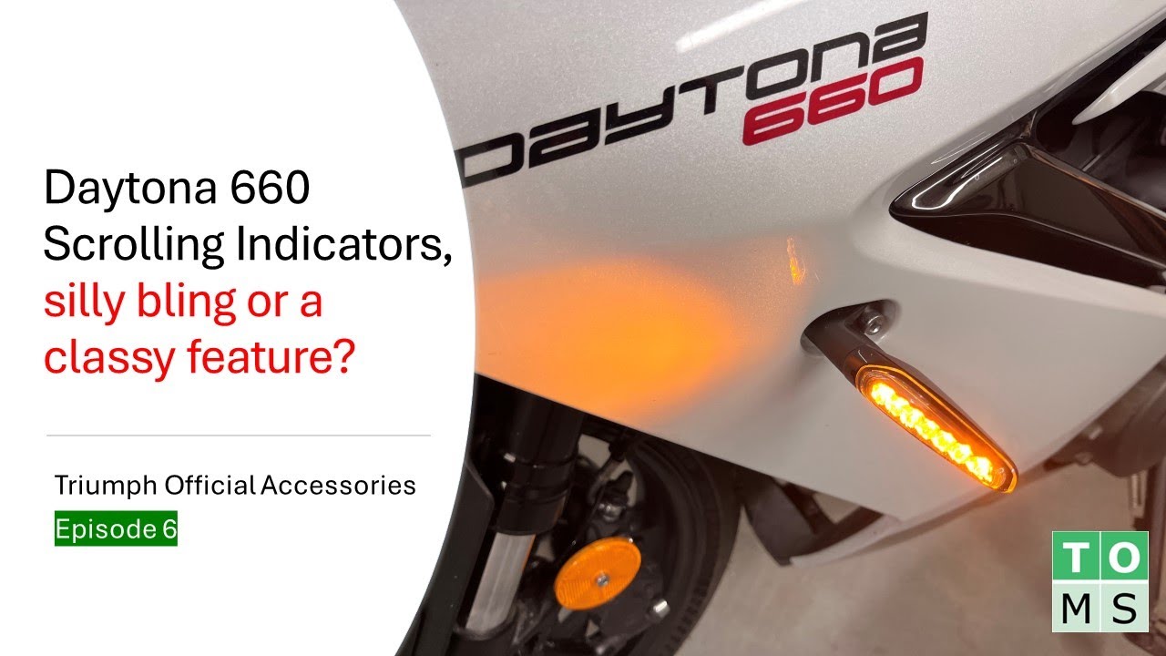 Индикаторы Triumph на Daytona 660