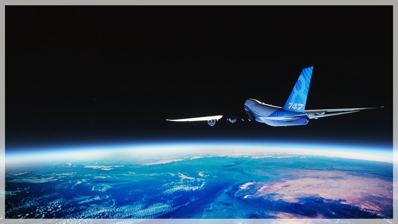 Полёт в космос на Boeing 747 — Эверест и выше! — Microsoft Flight Simulator