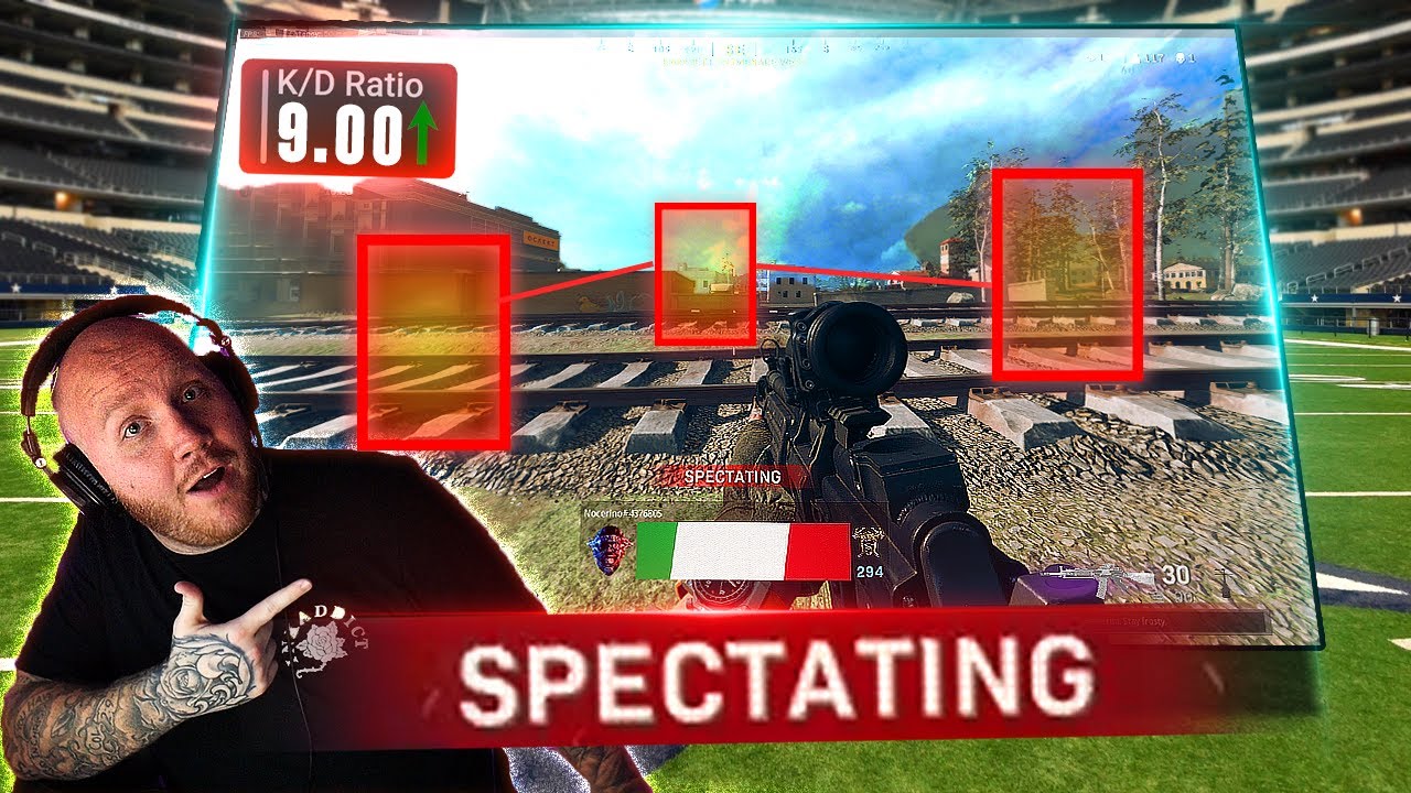 I SPECTATED A WARZONE HACKER ON THE BIG SCREEN IN AT&T STADIUM!