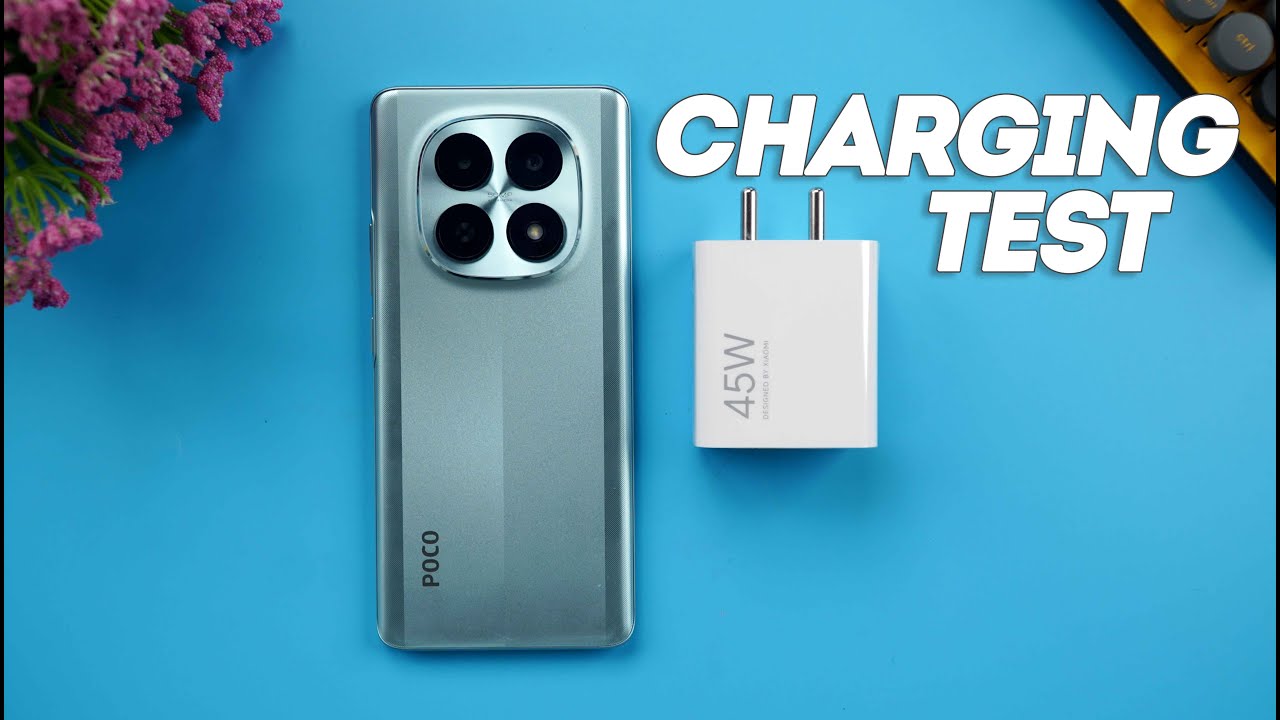 Тест зарядки Poco M8 ⚡️Турбозарядка 45 Вт 🔋