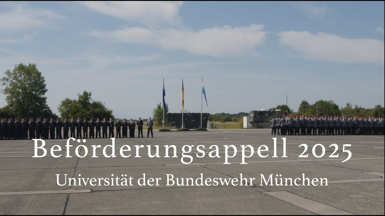 Beförderungsappell 2025 an der UniBw M