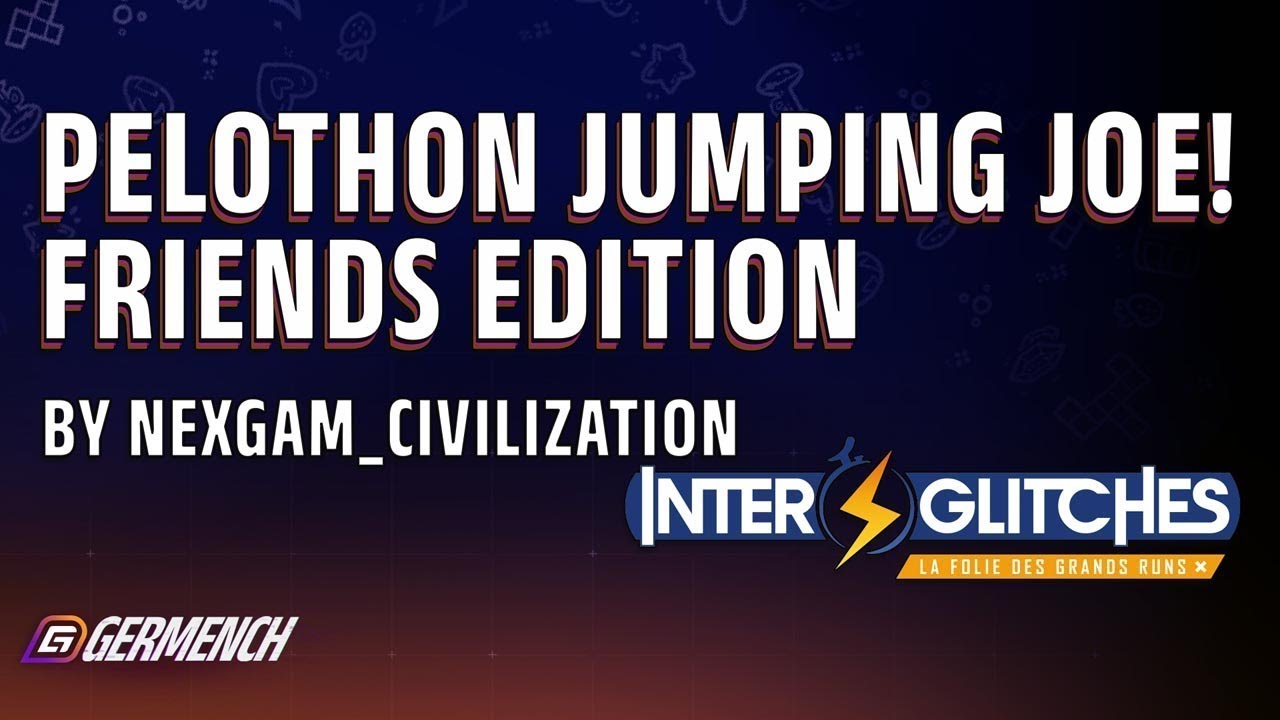 [GER] Interglitches 2024: Pelothon! Jumping Joe! - Friends Edition Race Mode 1vs1