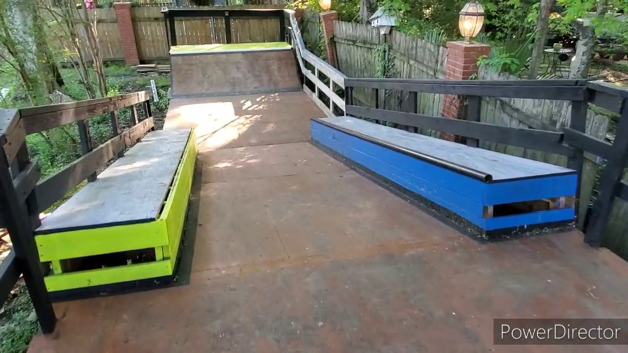 Day 9: skating my backyard downledge setup
