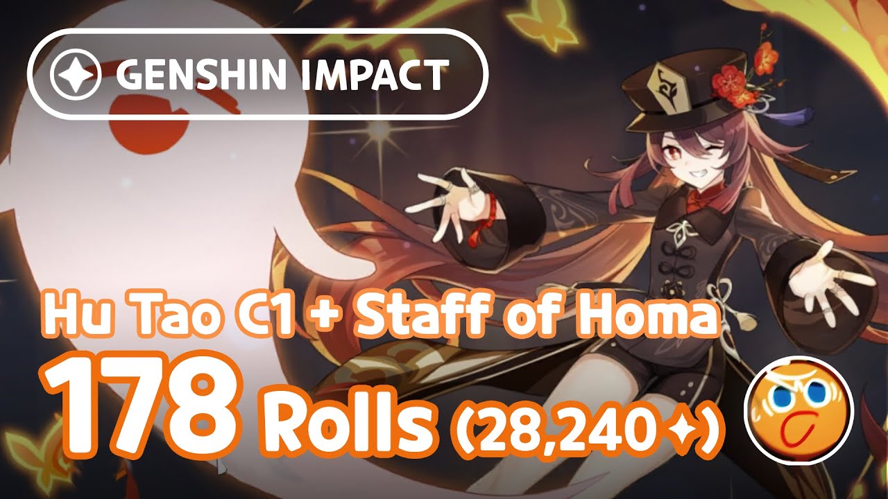 Genshin Impact - Gacha for Hu Tao C1 + Staff of Homa