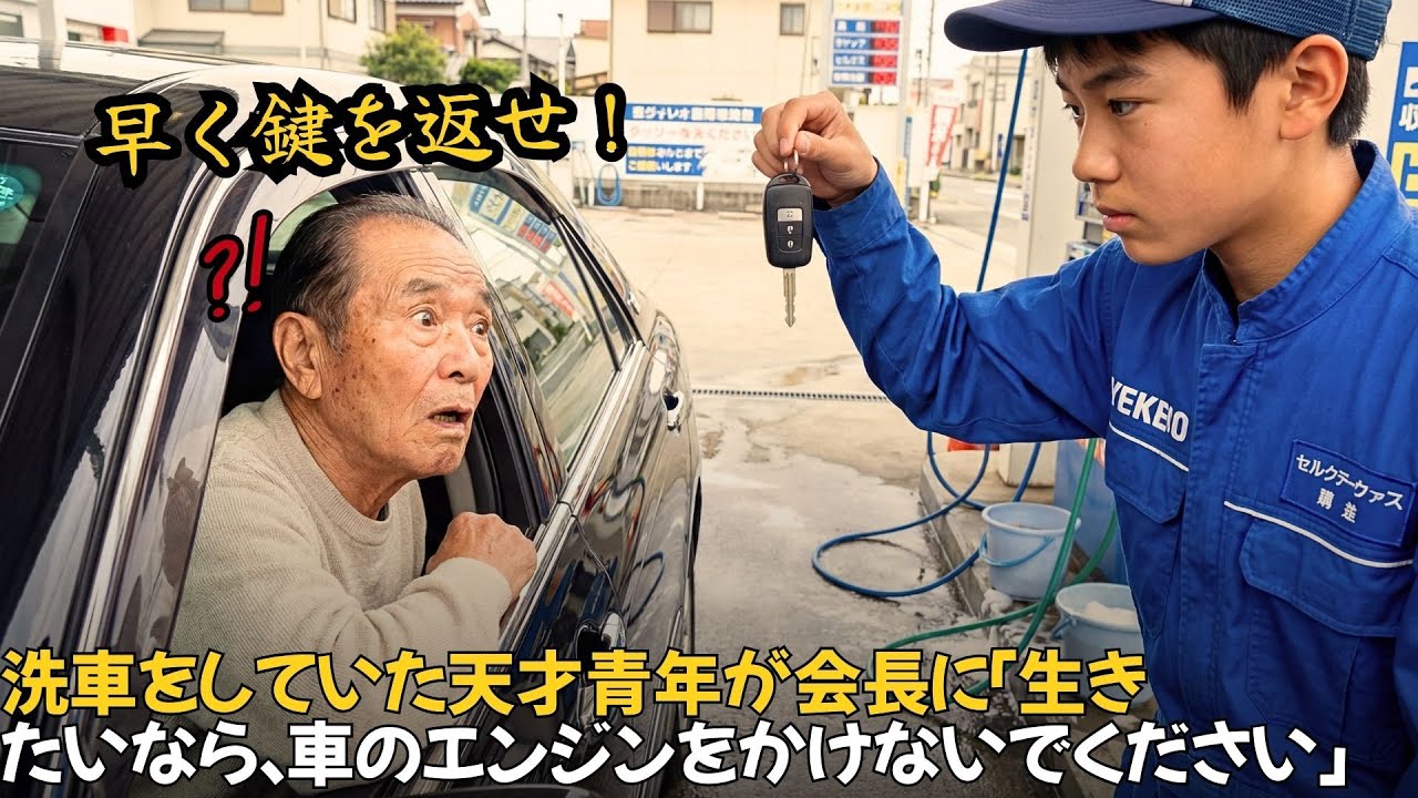 手洗い洗車をしていた天才少年が車の鍵を返さなかった。それを見た会長は衝撃を受けるが…｜人生の教訓｜オーディオブック｜実話朗読