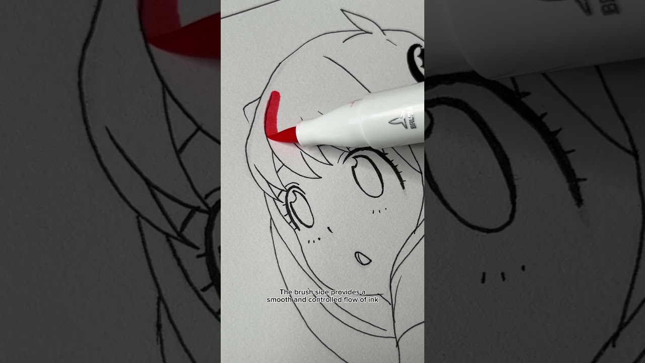 Trying out Ohuhu&rsquo;s alcohol markers for the first time! Unleashing my inner Artist! #shorts