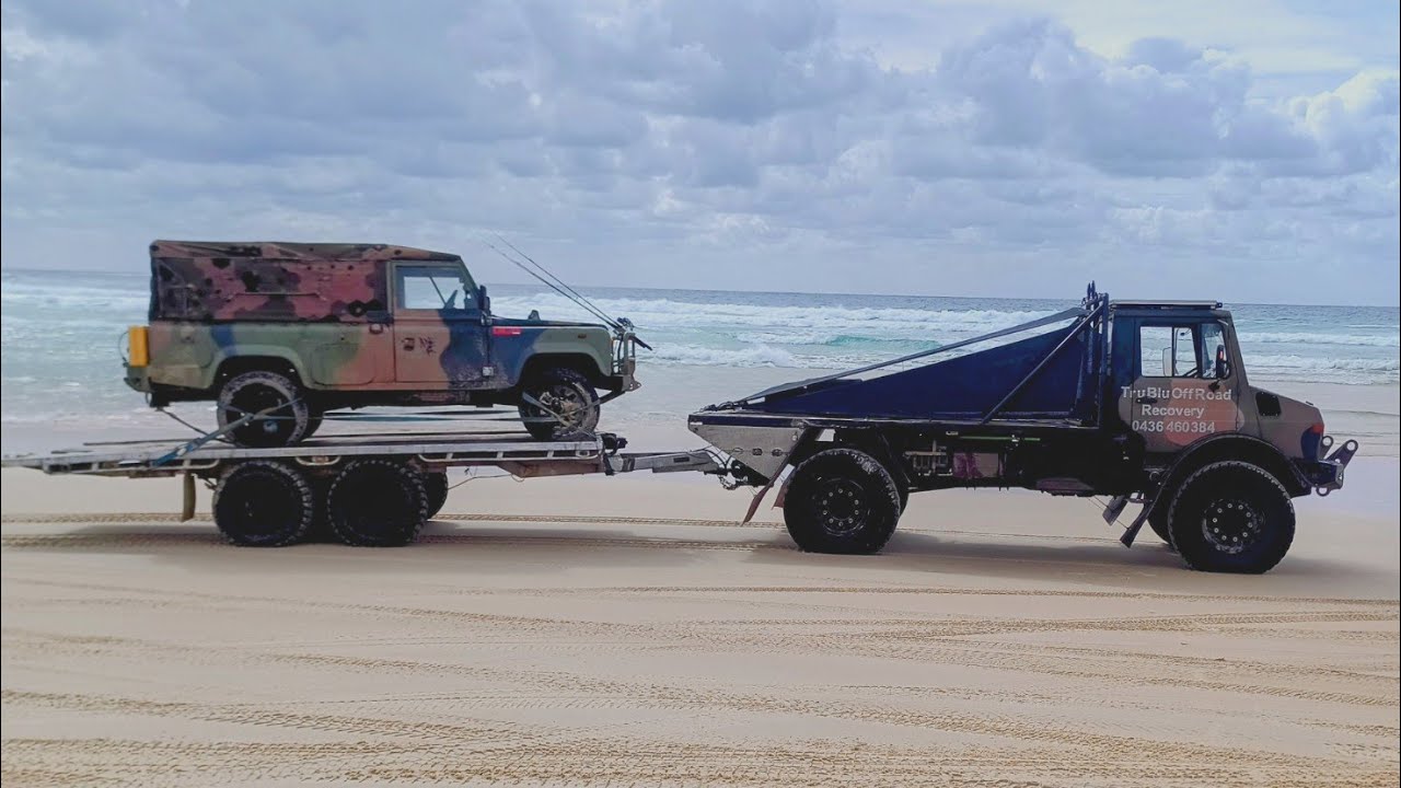 South Rocks (Ngkala) Action During Special Fraser Recovery. Unimog Catches up with an Old Friend.
