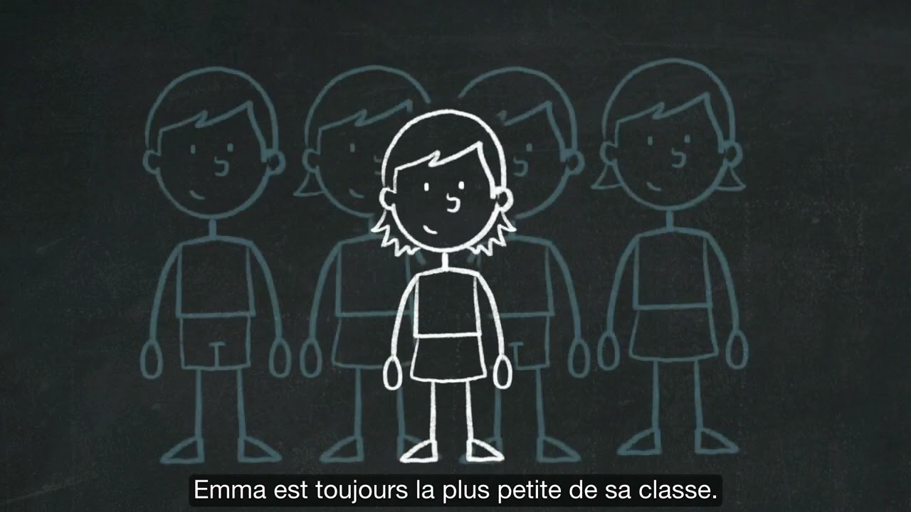 Courbe de croissance : 