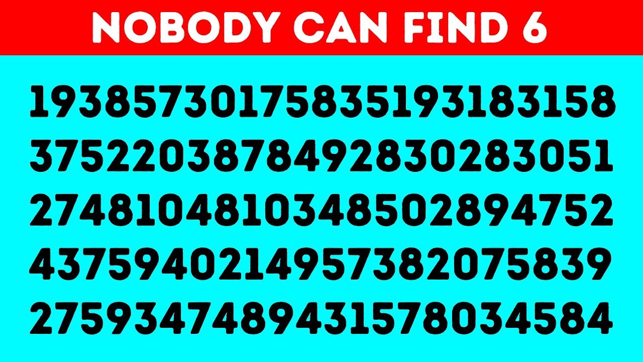 HOW GOOD ARE YOUR EYES? 94% FAIL TO SOLVE THIS IN 10S!