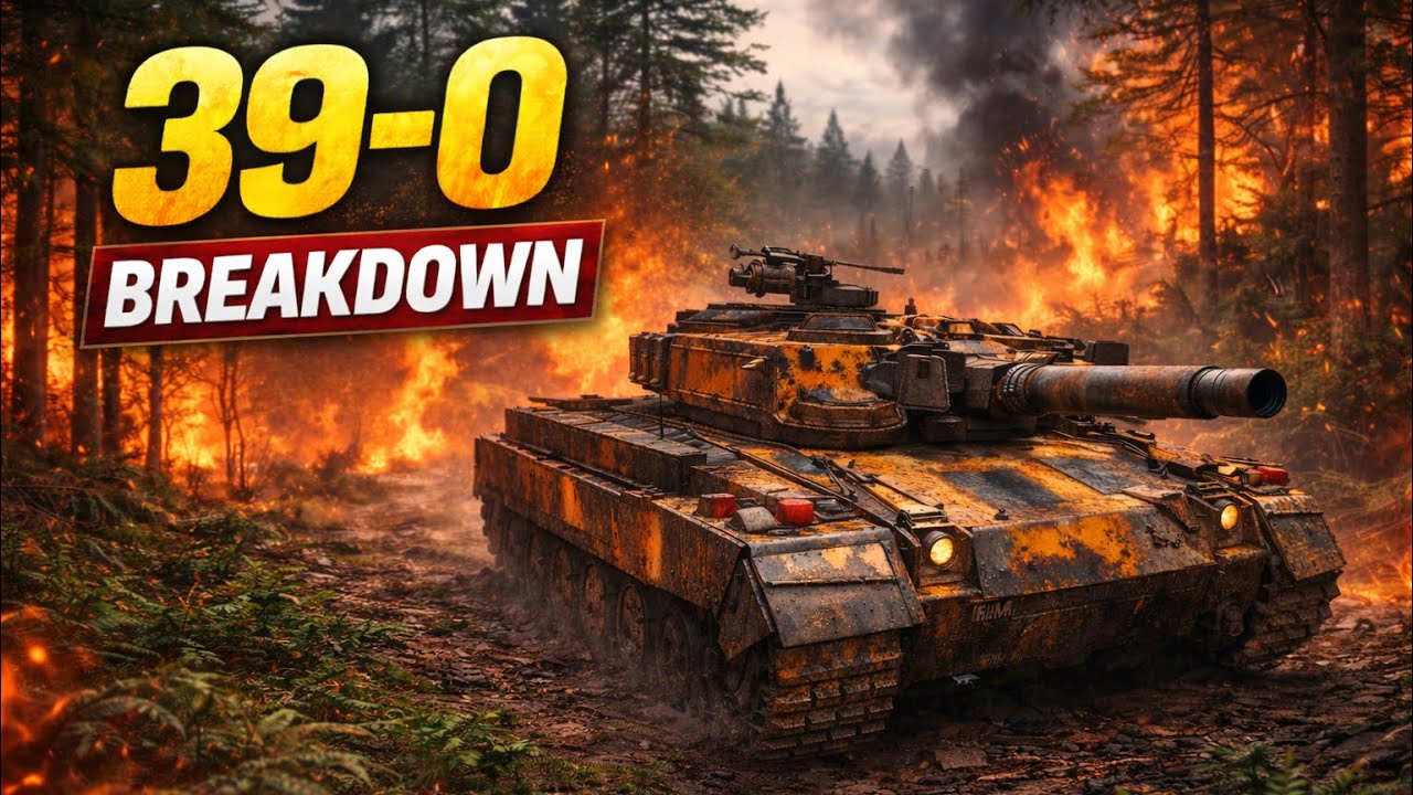 39-0 Tank Breakdown | How I Survived Being Hard Focused | Battlefield 6