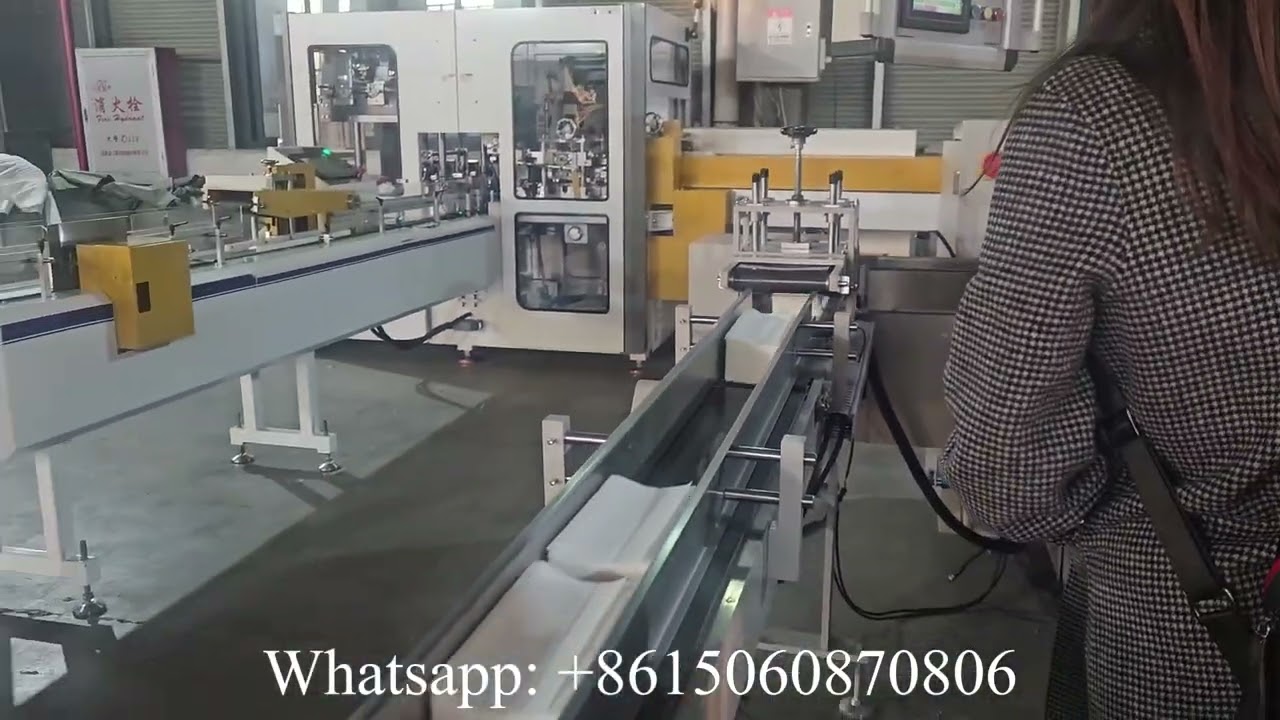 Rolling And Cutting Facial Tissue Paper Machine