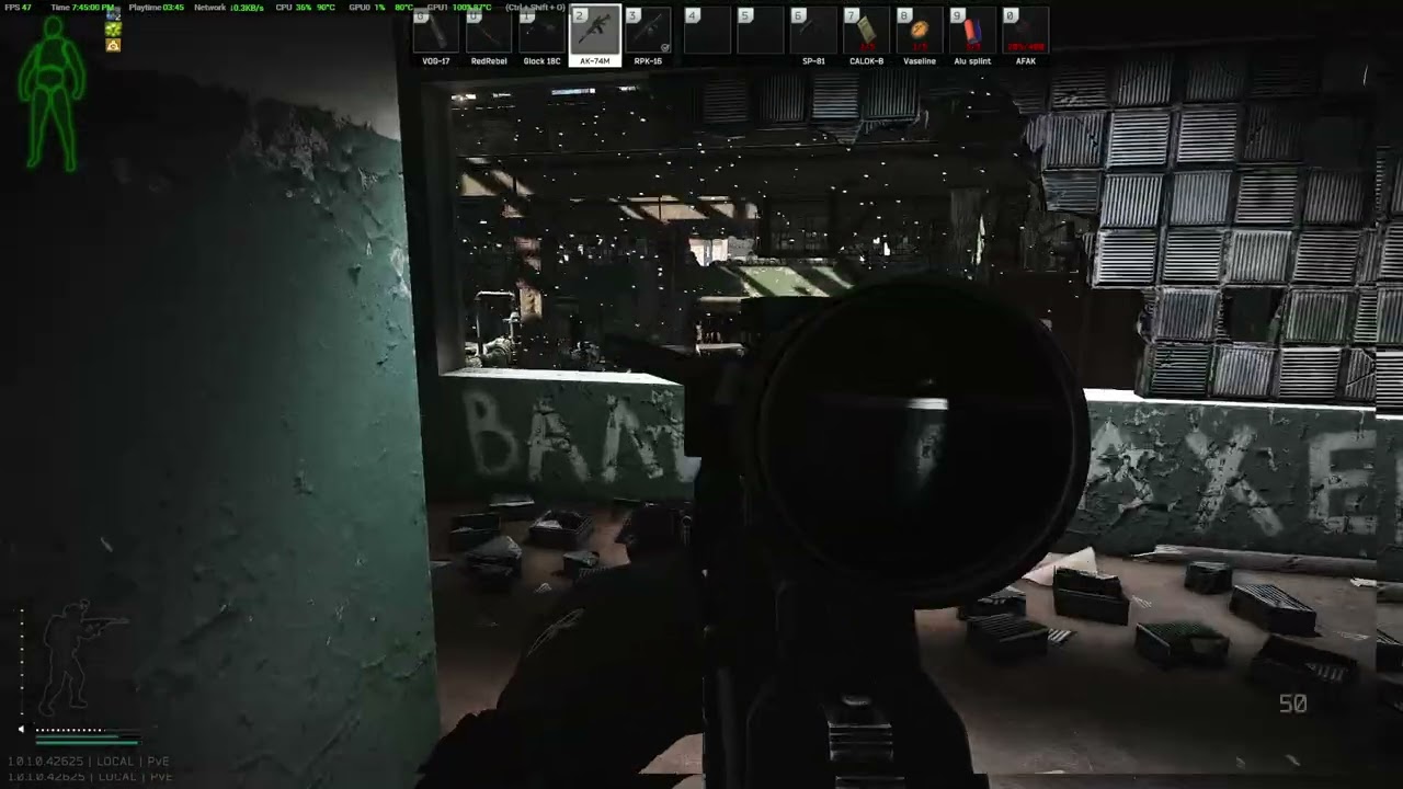 PvE Tarkov-Playing naughty with Tagilla then Merry Christmas on Reserve Scav run