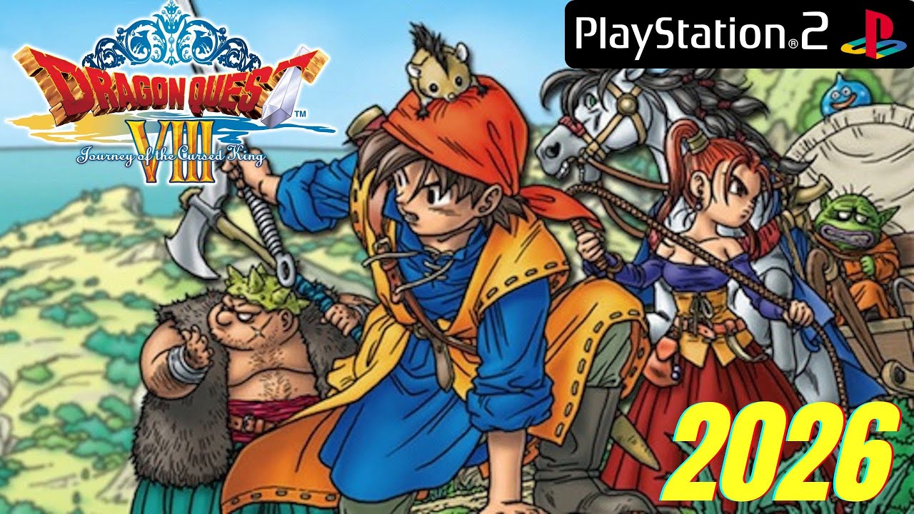 Dragon Quest VIII (PS2) – Gameplay Clássica Relembrando o RPG