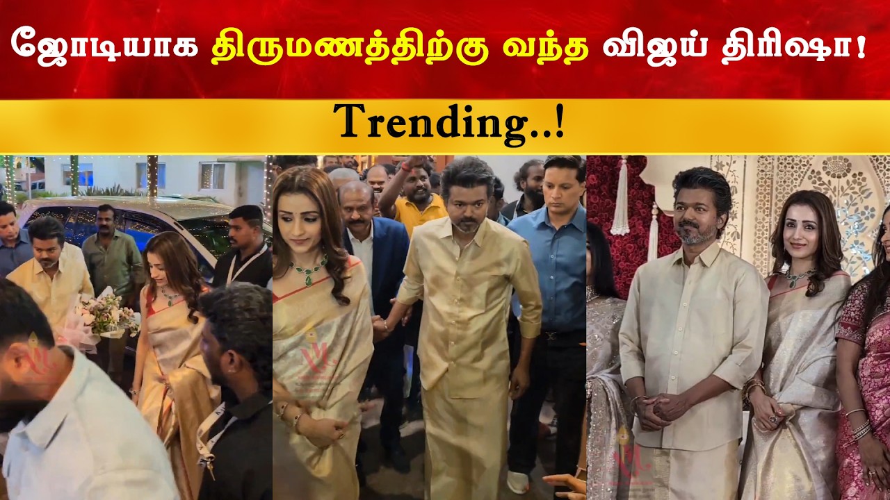 Vijay & Trisha Attends Marriage Function | Thalapathy Sangeetha Divorce | TVK XX