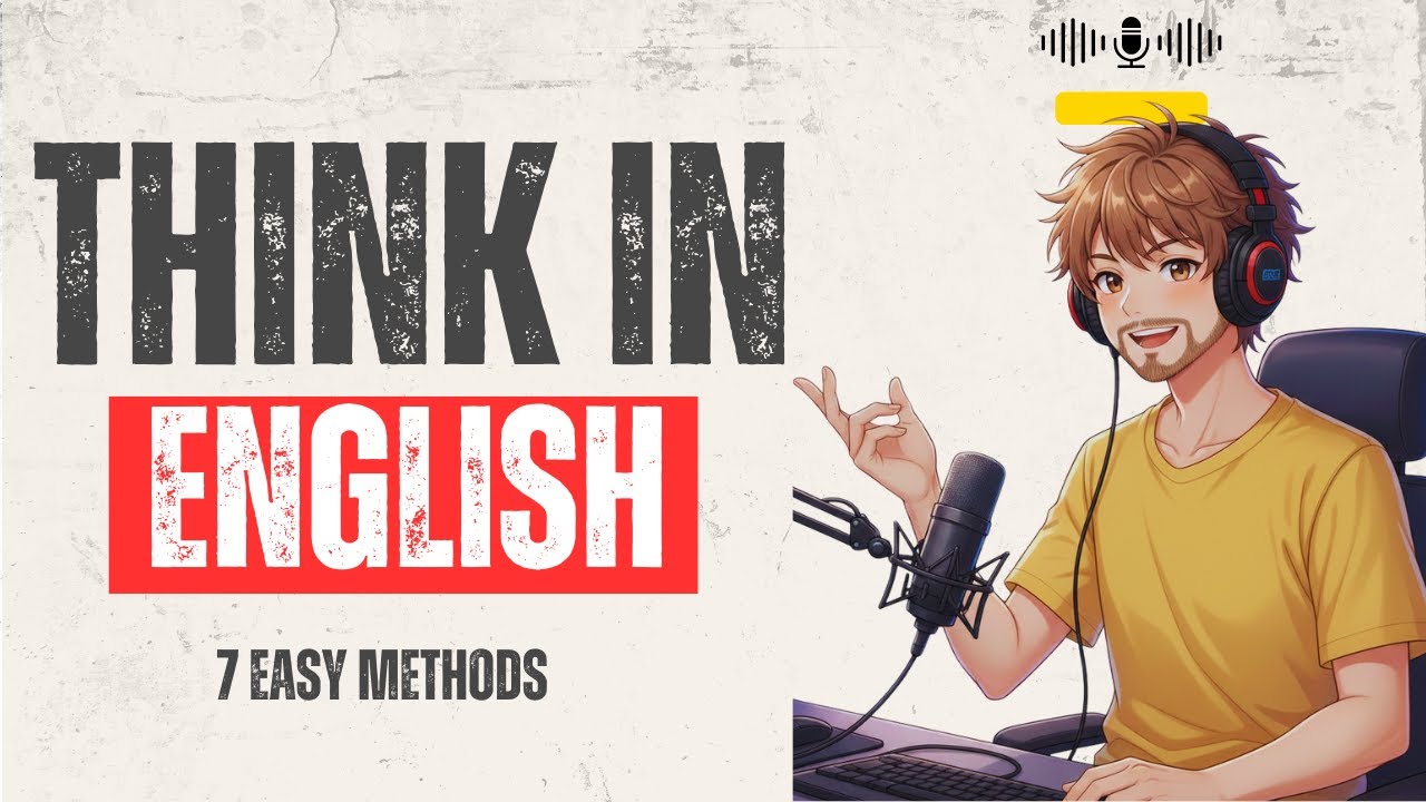 Slow English -- 5 Powerful Methods To Think In English