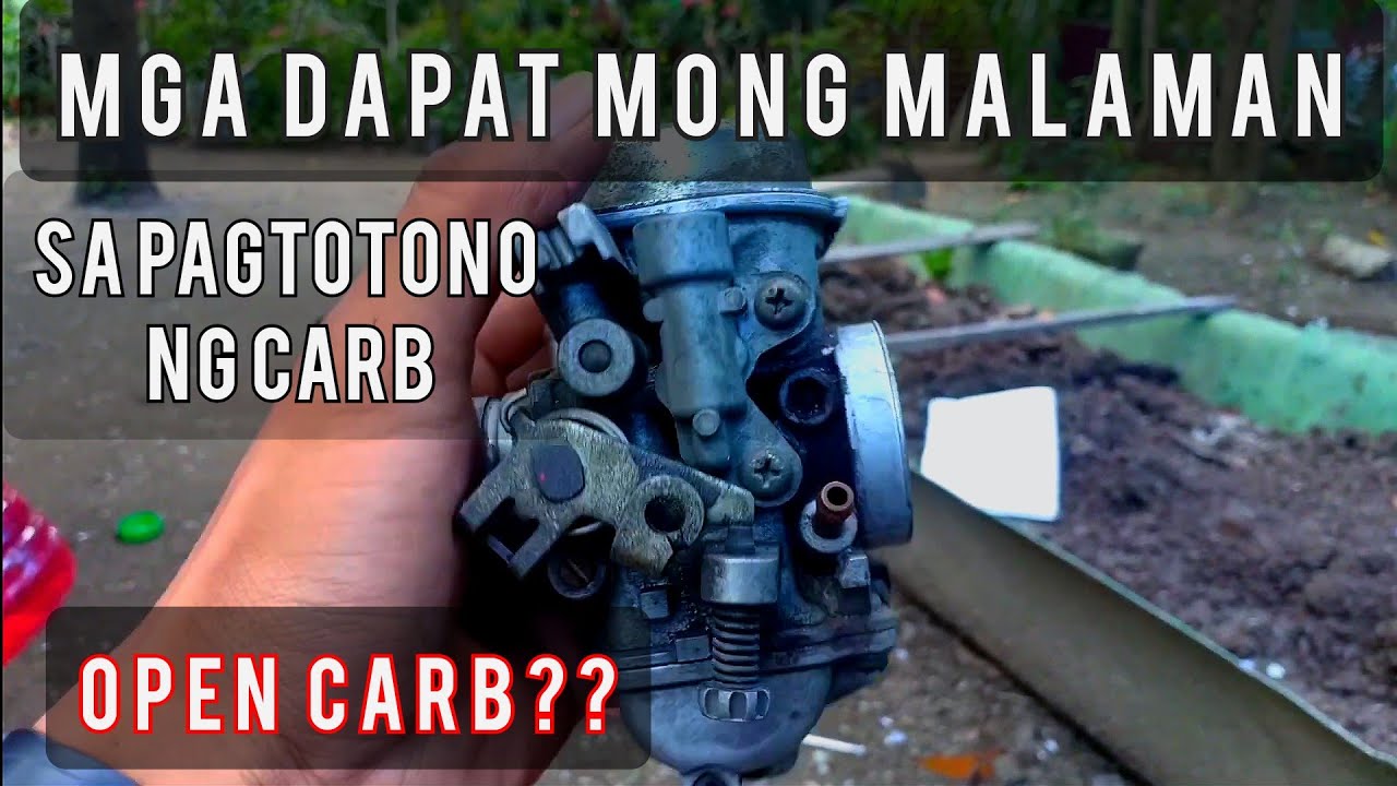 PAANO MAGTONO NG KARBURADOR? CARB TUNING TECHNIQUE/ KAHIT ANUNG CARB