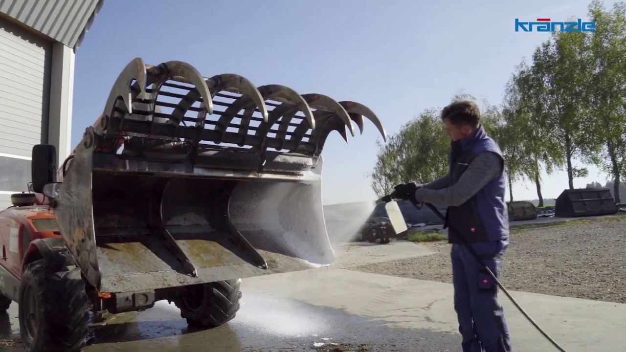 Construction Tank Cleaning with Kranzle Hot Water High Pressure Machine