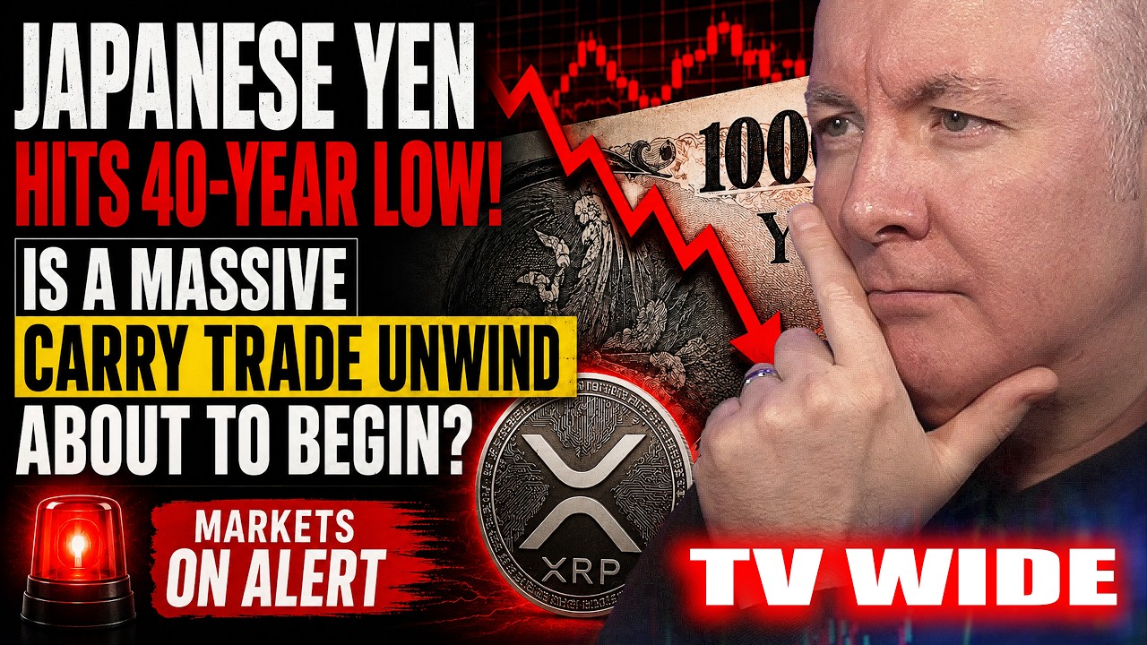 Japanese Yen 40-Year Low! XRP BTC Massive Carry Trade Unwind About to Begin? | Martyn Lucas Investor