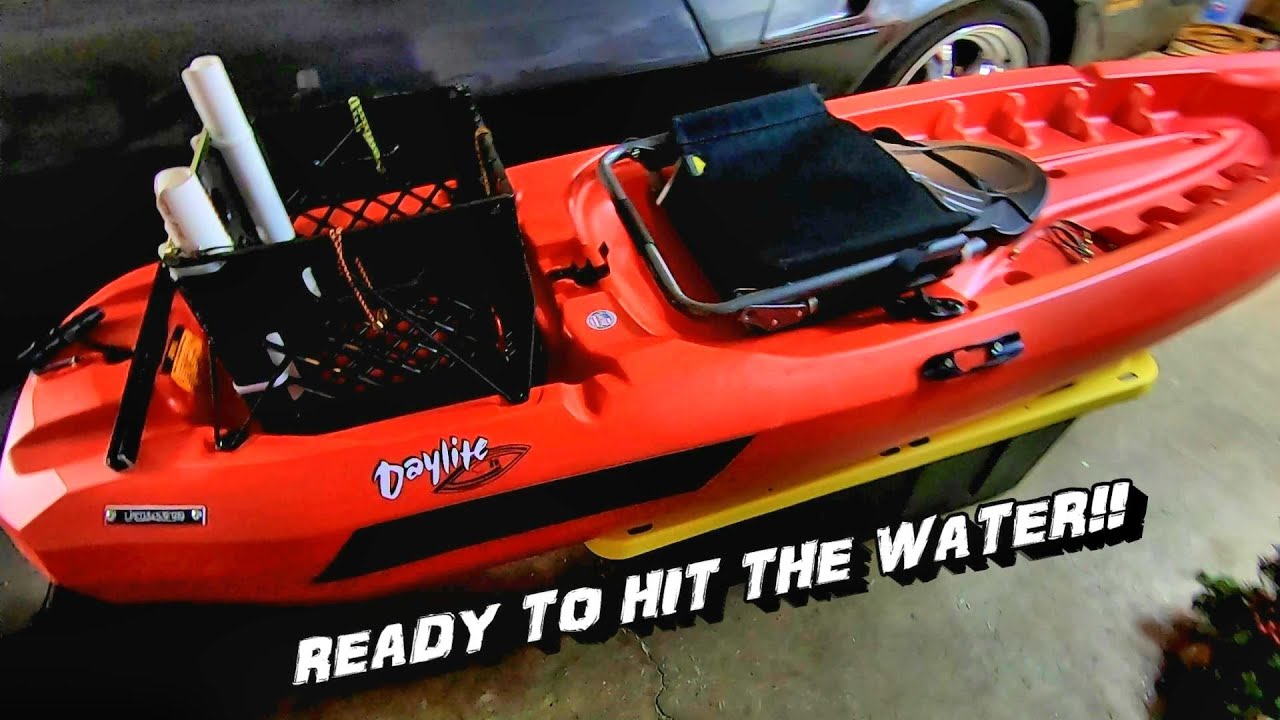 Lifetime Daylite 80 Fishing kayak conversion complete!