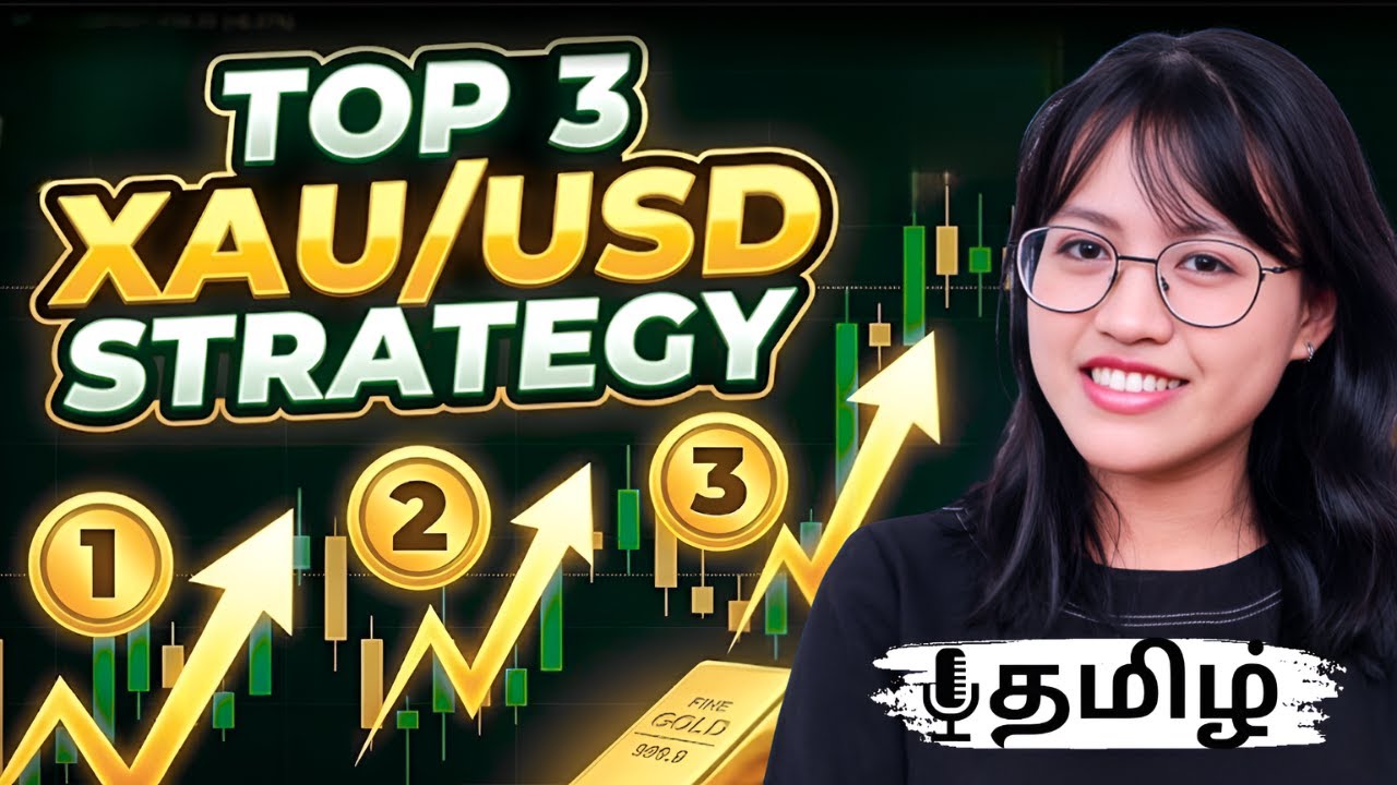 TOP 3 XAU/USD Trading Strategies for Beginners |  XAUUSD Live Forex Trading Tamil #forexgold #gold