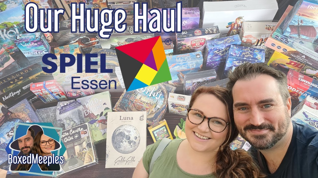 Our Biggest Haul EVER! Essen Spiel 2025 How did we fit 50 + Board Games in our luggage?