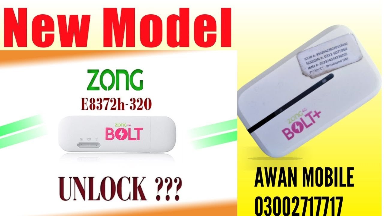 Zong E5576 606 & E8372h 320 Unlock all sim