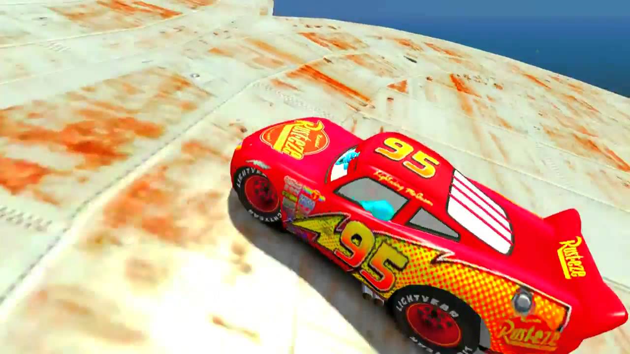 Dinoco King 43 & Blue - Red Hulk & Lightning McQueen Nursery Rhymes Kid Songs