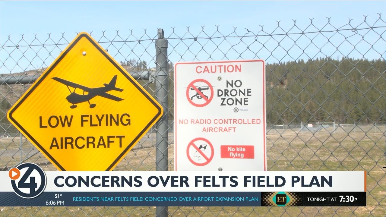 Residents near Felts Field concerned over airport expansion plan
