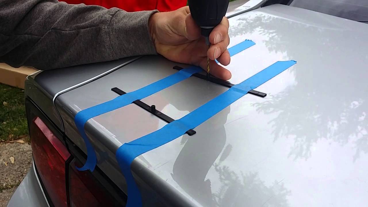 2011-2014 Dodge charger spoiler installation