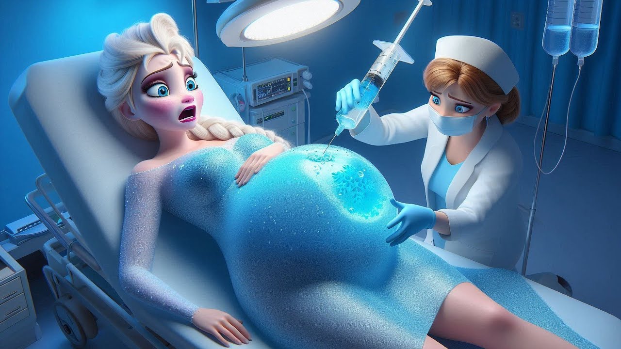 😱❄️ Elsa’s Magical Pregnancy in Danger — Anna Faces a Shocking Ice-Powered Delivery! 👶✨