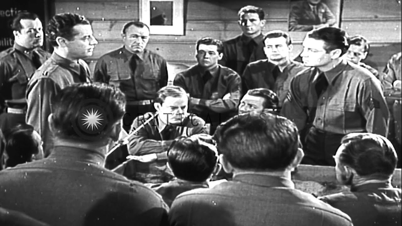 An officer explains different types of platoon formations and its usage and advan...HD Stock Footage
