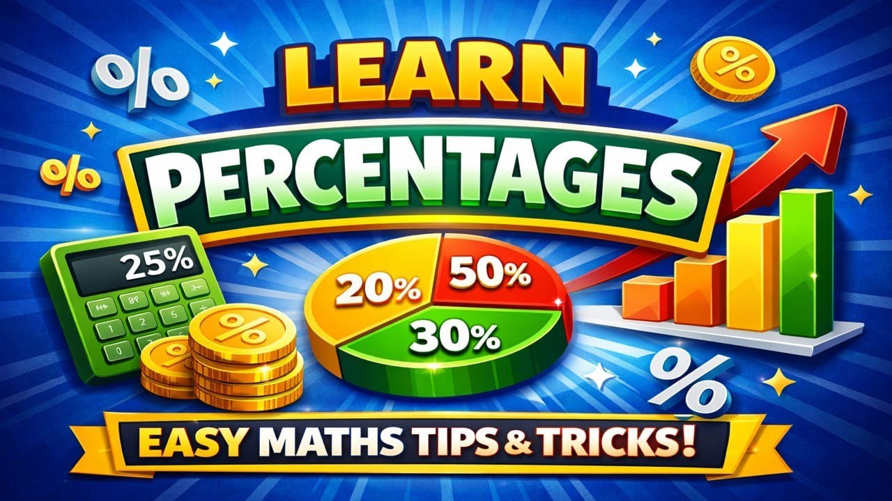 PERCENTAGES Part 1 || Shortcuts and Simple tricks to solve in few seconds ||