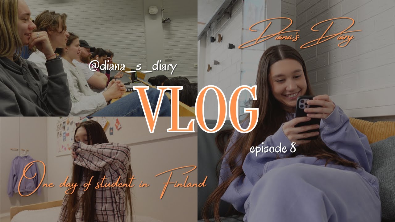 ☀️VLOG #8 - One Day of Student in Finland☀️