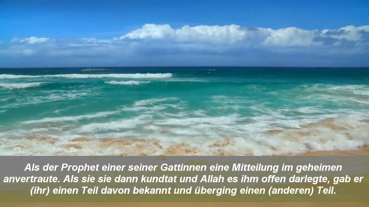 Quran-Sure 66: at-Tahrim (Das Verbieten)